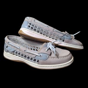 Sperry top-sider Angelfish Cane woven boat shoe womens